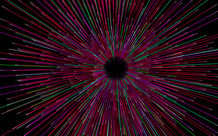 Abstract circular geometric background. Starburst dynamic centric motion pattern. lines or raysのイラスト素材
