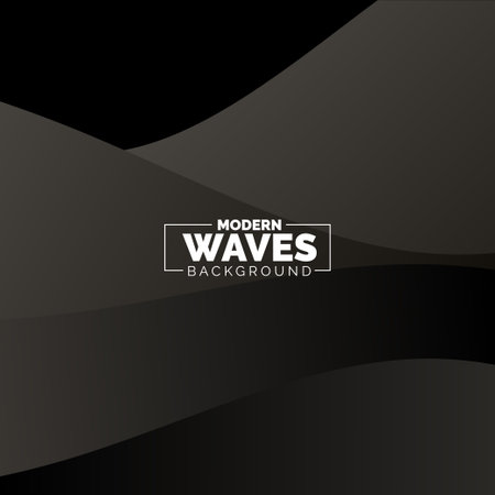 Abstract Waves background. Dynamic shapes compositionのイラスト素材