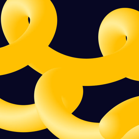 3d abstract colorful twisted liquid shapes. Creative design elementsのイラスト素材