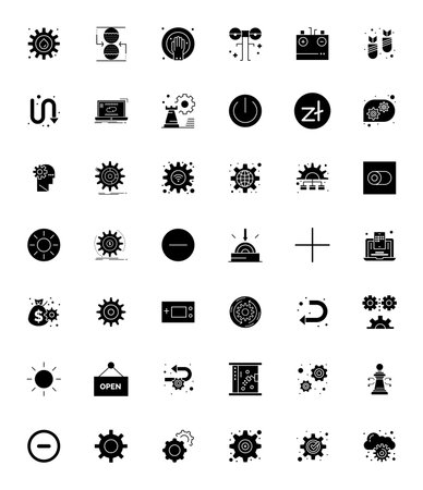 Beautifully rendered 42 Filled Display Perfect vector icons for Operation, created at Retina Ready resolution for stunning visual consistency across platforms.のイラスト素材