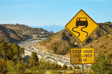 Beautiful views of the 405 freeway Los Angeles California