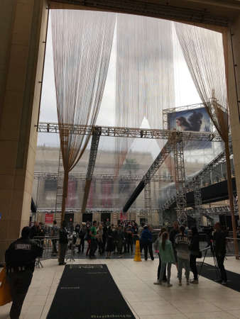 LOS ANGELES - FEB 21: Oscar preparations at the Dolby Theater, 2017 in Hollywood, Los Angeles,...
