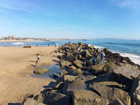 Venice beach, Santa Monica, California, USA - March 29, 2017 :Venice beach Santa Monica California USAのeditorial素材