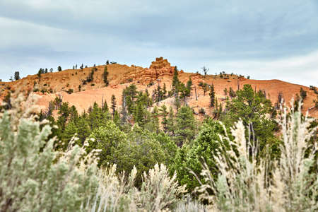 Incredibly beautiful landscape in Bryce Canyon National Park, Utah, USAの写真素材