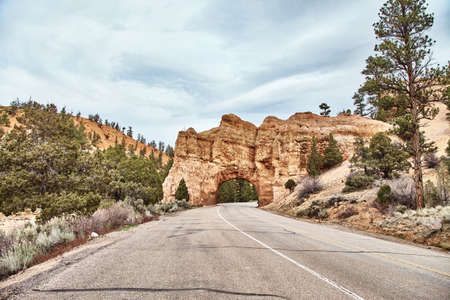 Incredibly beautiful landscape in Bryce Canyon National Park, Utah, USAの写真素材