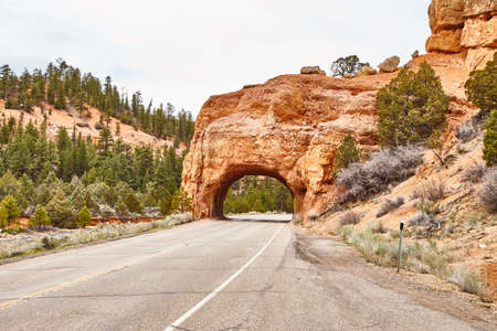 Incredibly beautiful landscape in Bryce Canyon National Park, Utah, USAの写真素材