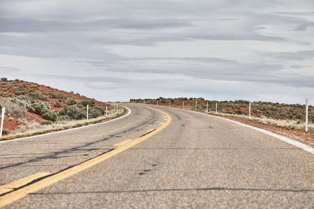 Incredibly beautiful landscape in National Park, Utahの写真素材