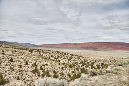 Incredibly beautiful landscape in National Park, Utahの写真素材