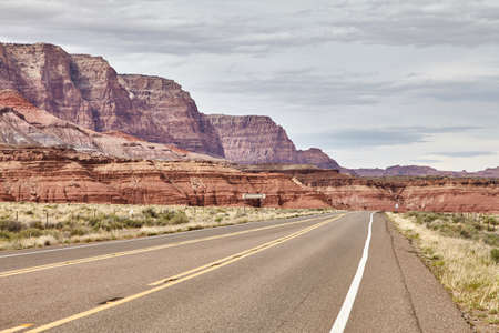 Incredibly beautiful landscape in National Park, Utahの写真素材