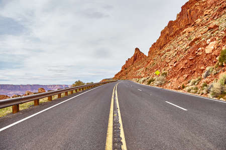 Incredibly beautiful landscape in National Park, Utahの写真素材