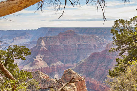 morning light sunrise at Grand Canyon, Arizona USAの写真素材