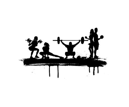 Physical fitness Personal trainer Fitness Centre Exercise Fitness professional, personal trainer, boxing Glove, wristのイラスト素材