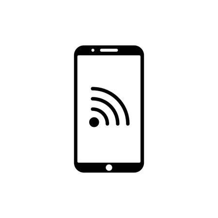 Phone connection icon. Phone wifi iconのイラスト素材