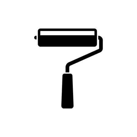 Paint roller icon. Vector web designのイラスト素材