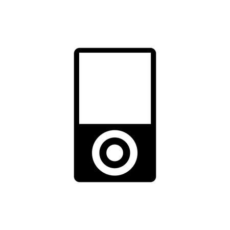 mp3 player icon. One of set web iconsのイラスト素材