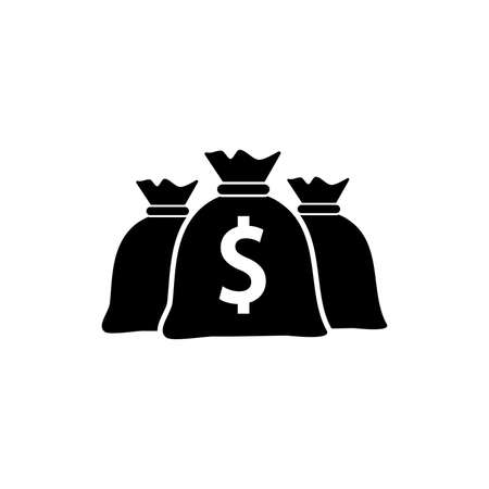 dollar money bag icon. One of set web iconsのイラスト素材