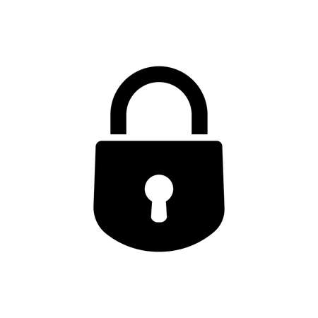 Closed lock icon. One of set web iconsのイラスト素材