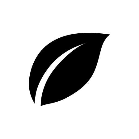 leaf icon. One of set web iconsのイラスト素材