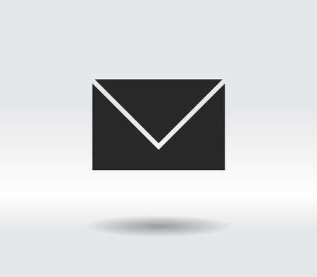 Envelope Mail icon, vector illustration. Flat design styleのイラスト素材