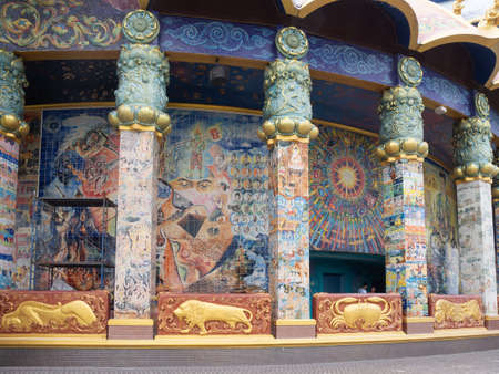 Inside and around the Elephant Temple at Dan Khun Thot, Nakhon Ratchasima, Thailand.のeditorial素材