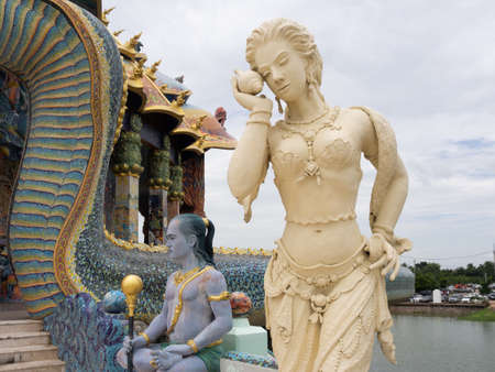 Inside and around the Elephant Temple at Dan Khun Thot, Nakhon Ratchasima, Thailand.のeditorial素材