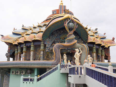 Inside and around the Elephant Temple at Dan Khun Thot, Nakhon Ratchasima, Thailand.のeditorial素材
