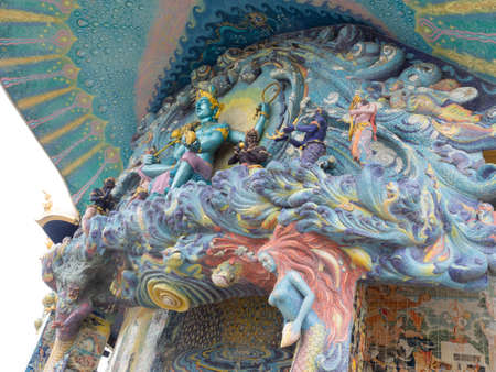 Inside and around the Elephant Temple at Dan Khun Thot, Nakhon Ratchasima, Thailand.のeditorial素材