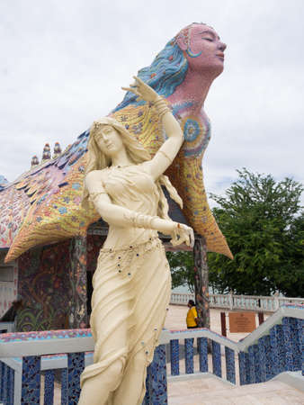 Inside and around the Elephant Temple at Dan Khun Thot, Nakhon Ratchasima, Thailand.のeditorial素材