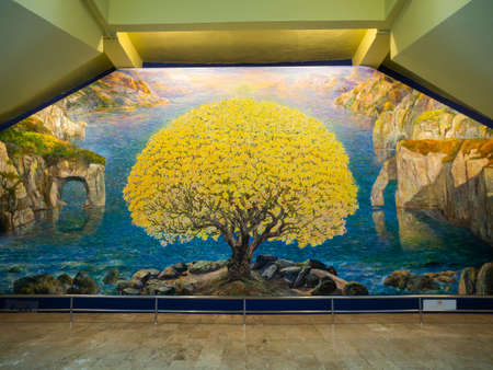 Inside and around the Elephant Temple at Dan Khun Thot, Nakhon Ratchasima, Thailand.のeditorial素材