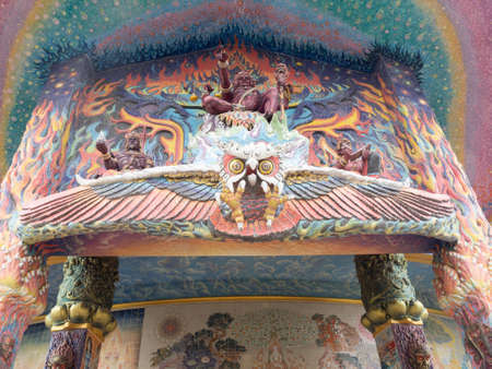 Inside and around the Elephant Temple at Dan Khun Thot, Nakhon Ratchasima, Thailand.のeditorial素材