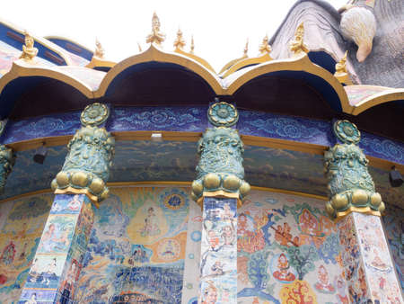 Inside and around the Elephant Temple at Dan Khun Thot, Nakhon Ratchasima, Thailand.のeditorial素材