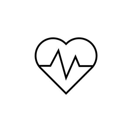 cardiogram icon vectorのイラスト素材