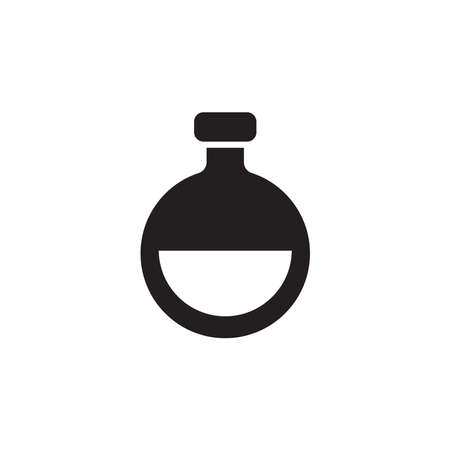 flask icon vector glyph designのイラスト素材