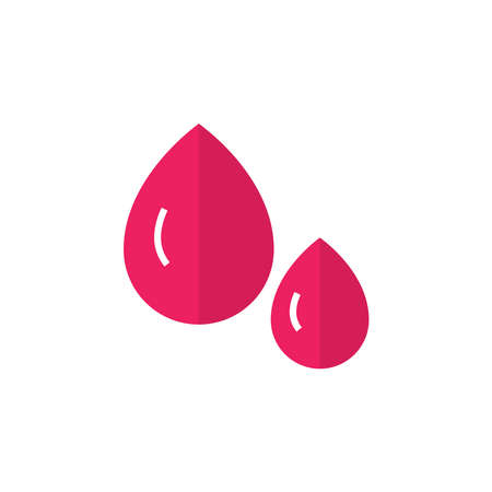 blood icon flat designのイラスト素材