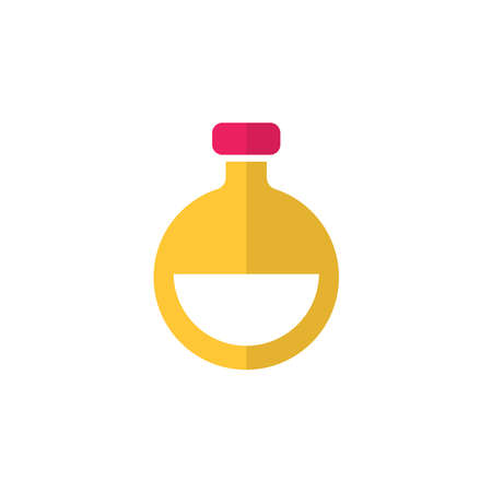 flask icon vector flat designのイラスト素材