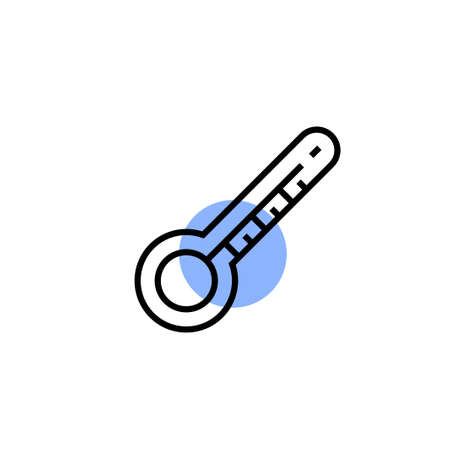 thermometer icon vectorのイラスト素材