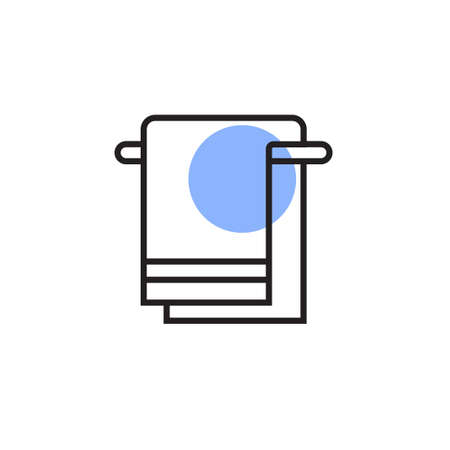 towel icon vector modern style designのイラスト素材