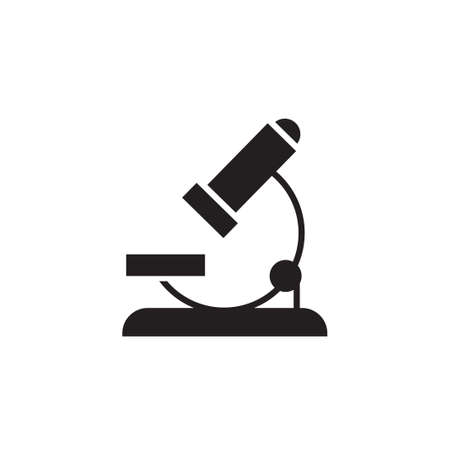 microscope icon vector illustration glyph design. isolated on white backgroundのイラスト素材