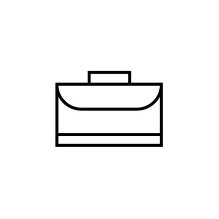 briefcase icon vector illustration outline design. isolated on white backgroundのイラスト素材