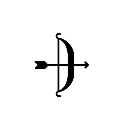 archery icon vector illustration glyph styleのイラスト素材