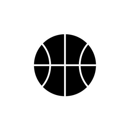 basketball icon vector illustration glyph styleのイラスト素材