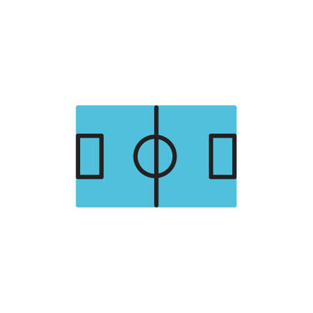 footbal field icon vector illustration modern style designのイラスト素材