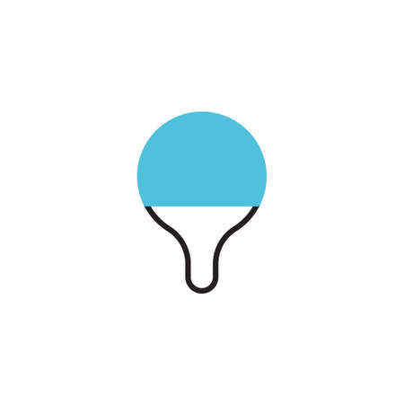 Table tennis icon vector illustration modern style designのイラスト素材