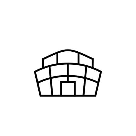 stadium icon vector illustration outline designのイラスト素材