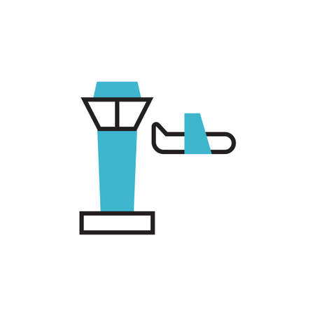 airport icon vector illustration modern designのイラスト素材