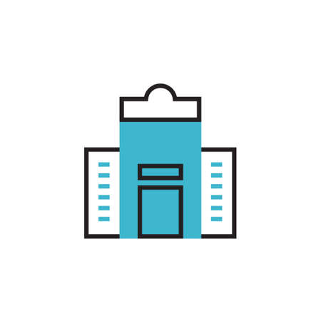 hotel icon vector illustration modern designのイラスト素材