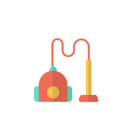 vacum cleaner icon vector illustration flat designのイラスト素材