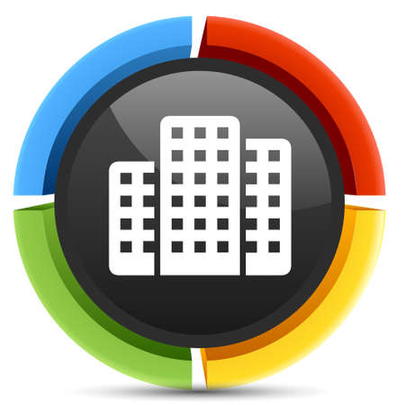 buildings  iconのイラスト素材