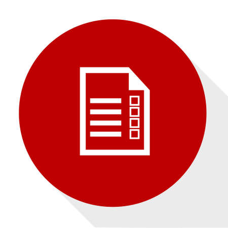 Checklist document icon.のイラスト素材