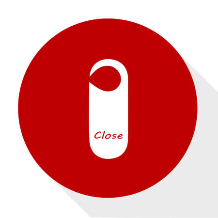 closed labelのイラスト素材